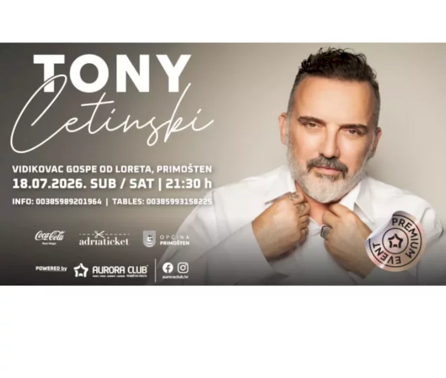 tony cetinski primošten