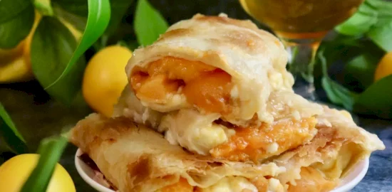 RECEPT Štrudla s marelicama, pivom i bademima